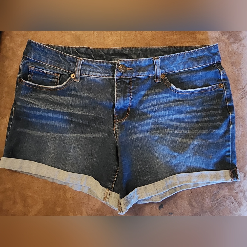 Time And Tru, Blue Jean Shorts in a size 14